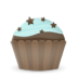 Cupcake-cake-stars icon