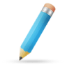 Pencil-blue icon