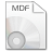 Mimetypes-mdf icon
