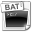 File Types bat icon