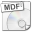 File Types mdf icon