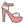 Peep toe pump icon