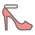 Ankle-strap-pump icon