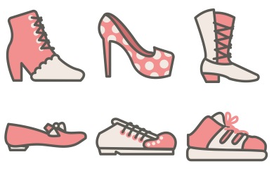 Women Shoes Icons