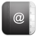 Contacts-black-2 icon