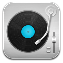 Music Record Player Blue icon