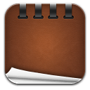 Notepad leather icon