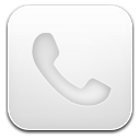 Phone white icon