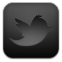 Twitter black icon