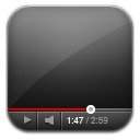 Youtube black icon
