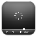 Youtube black wait icon