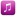 Music purple icon