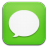 Message green icon