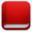 Book red icon
