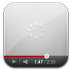 Youtube-white-wait icon