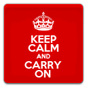Keep calm icon