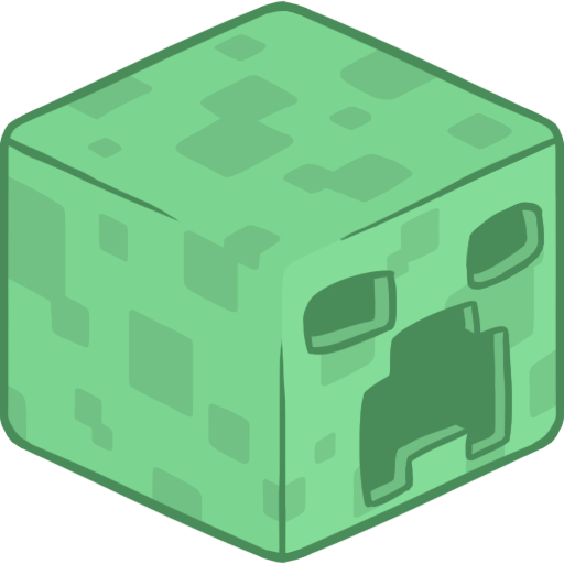 D Creeper Icon, Minecraft Iconpack