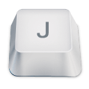 Letter uppercase J icon