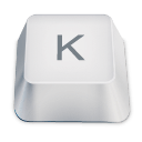 Letter uppercase K icon