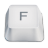 Letter uppercase F icon