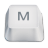 Letter uppercase M icon
