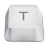 Letter uppercase T icon
