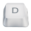 Letter uppercase D icon