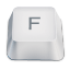 Letter uppercase F icon