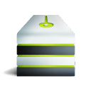 Server allume vert icon