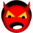 Satan devil icon