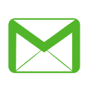 Communication-email-green icon