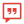 Communication messenger red icon