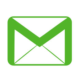 Communication email green icon