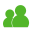 Communication wlm green icon