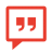 Communication-messenger-red icon