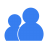 Communication-wlm-blue icon