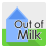 Out-of-milk icon
