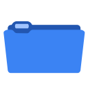 System-folder-blue icon