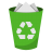 System-recycling-bin-full icon