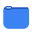 System blue folder icon
