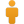 User orange icon