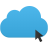 Click-cloud icon