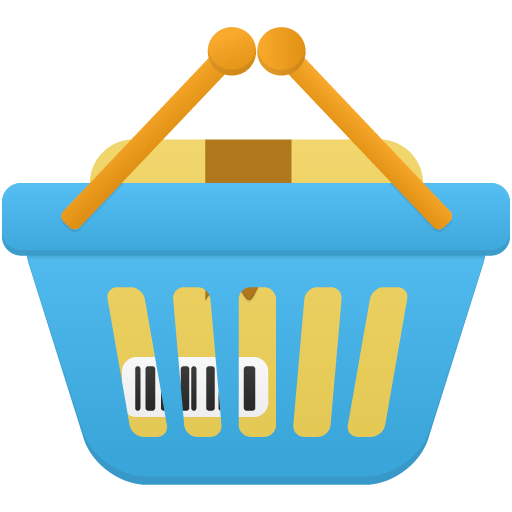 Shopping-basket-full icon