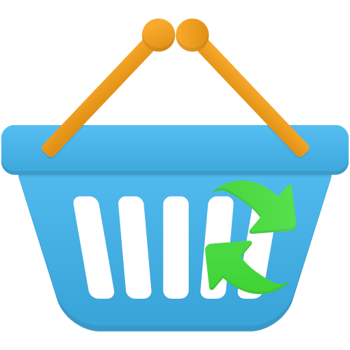 Shopping-basket-refresh icon