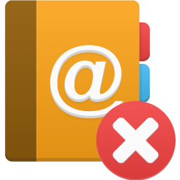 Addressbook delete icon