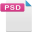 Filetype psd icon