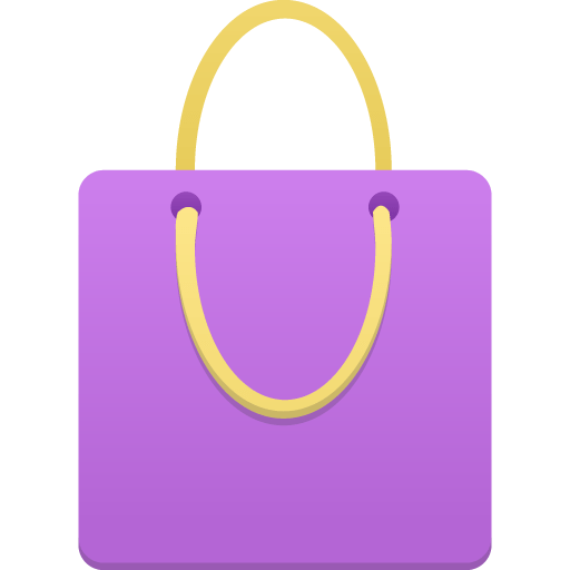 Shopping-bag-purple icon