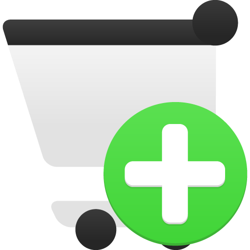 Shopping-cart-add icon