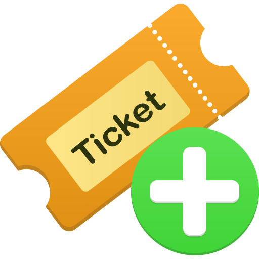 Ticket-add icon