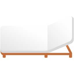 A rollaway bed icon